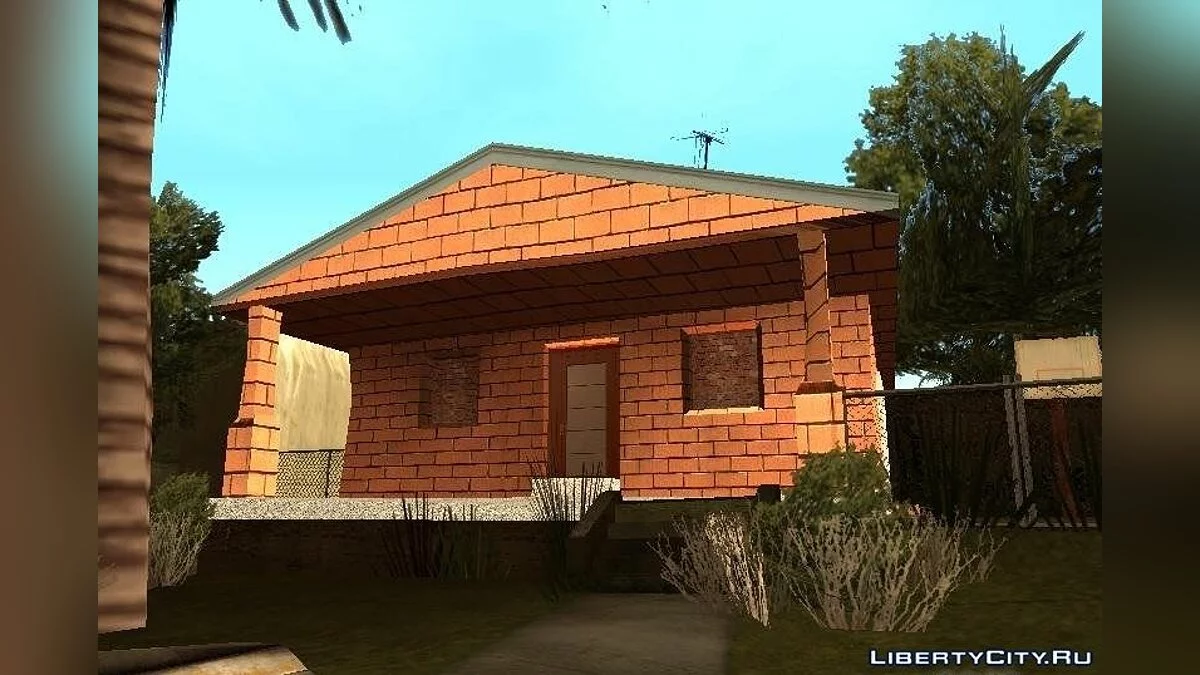 Новые текстуры домов на Гроув Стрит / GTA San Andreas