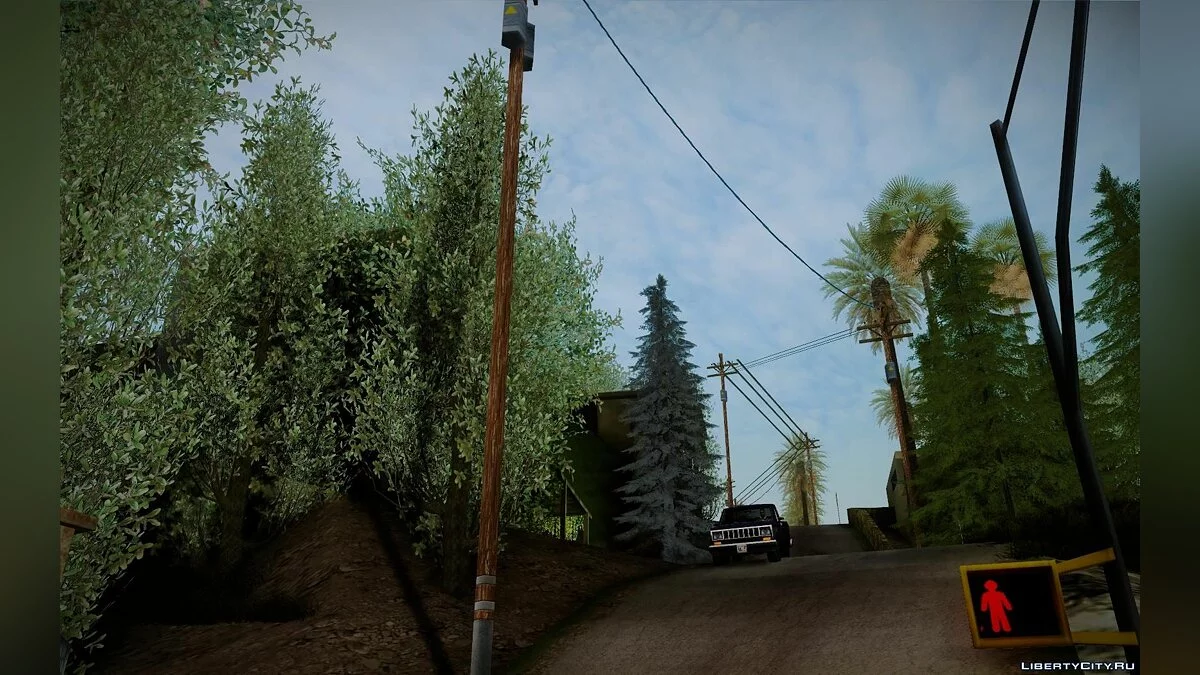 Behind Space Of Realities: American Dream - Пак растительности / GTA San Andreas
