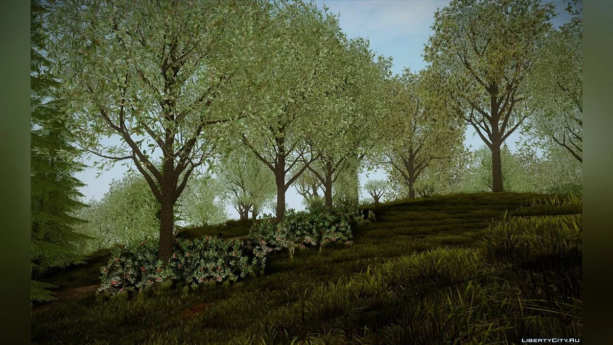 Behind Space Of Realities: American Dream - Пак растительности / GTA San Andreas