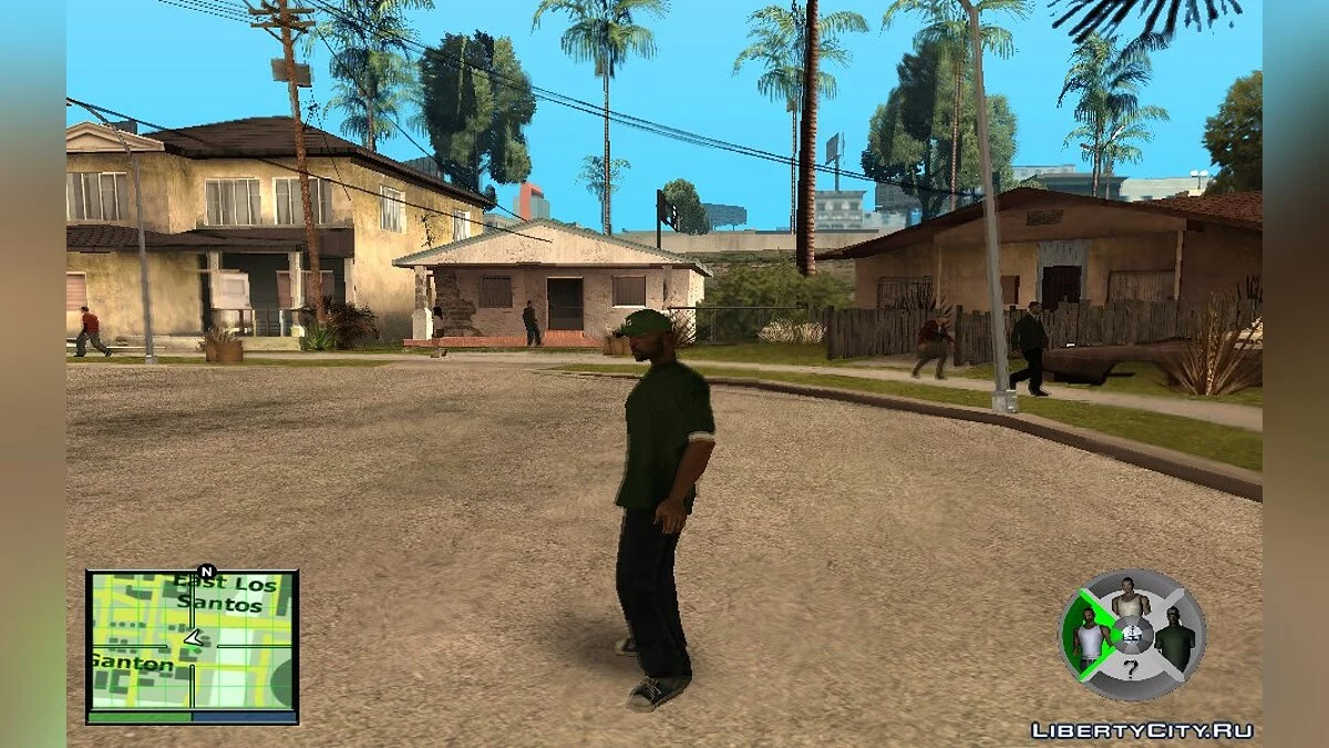 Новые текстуры для Three Protagonists (Version By USF) / GTA San Andreas