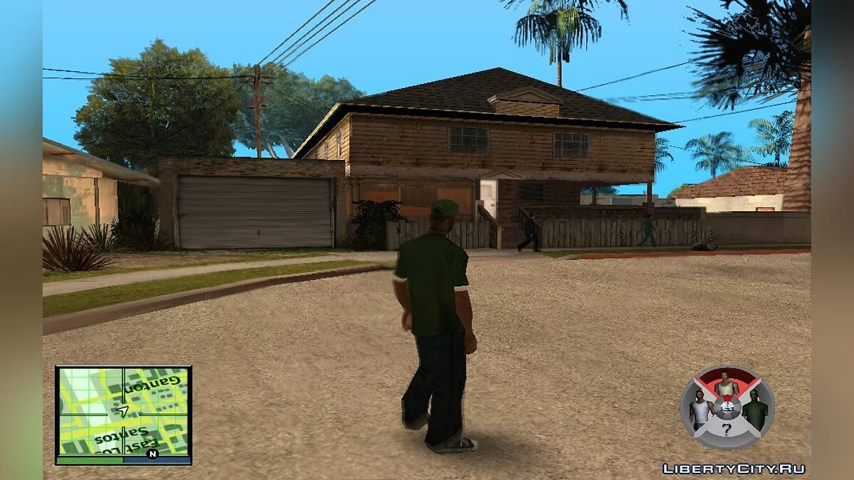 Новые текстуры для Three Protagonists (Version By USF) / GTA San Andreas