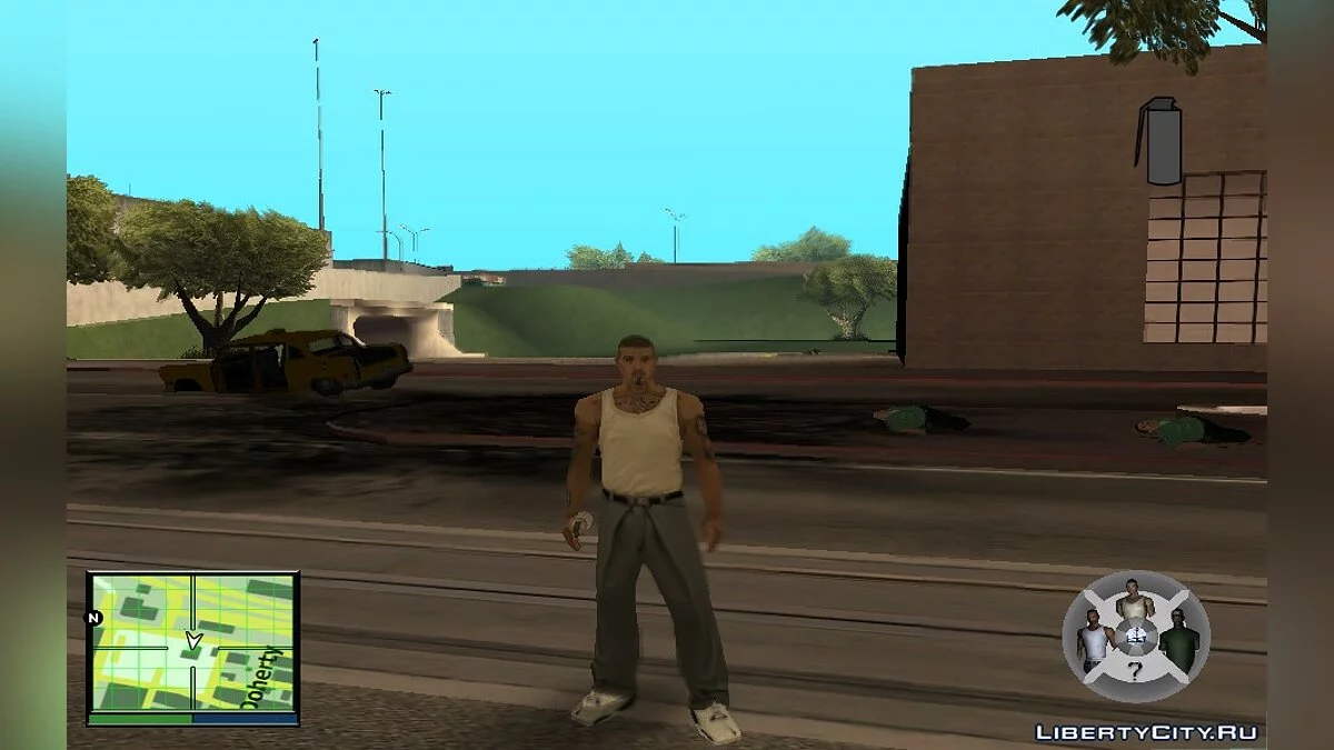 Новые текстуры для Three Protagonists (Version By USF) / GTA San Andreas