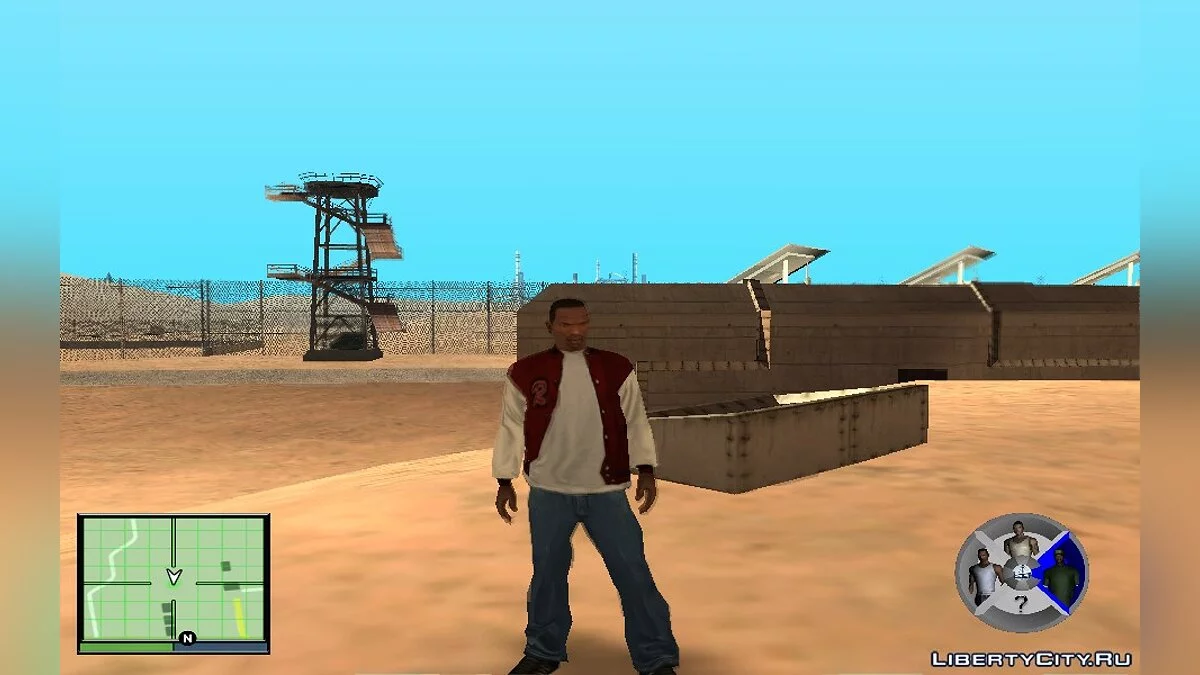 Новые текстуры для Three Protagonists (Version By USF) / GTA San Andreas