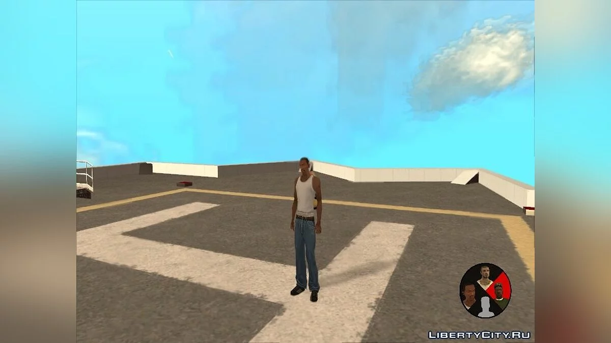 Новые текстуры для Three Protagonists (By Si_axe) / GTA San Andreas