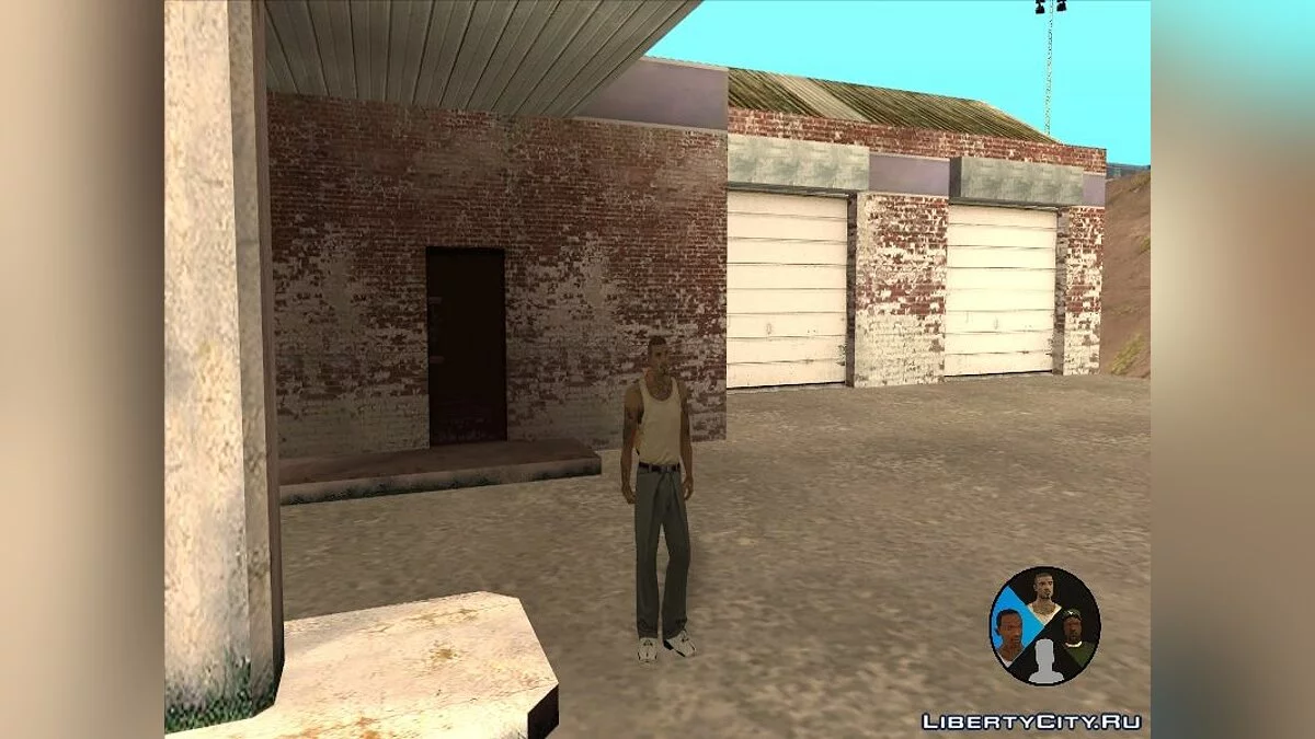 Новые текстуры для Three Protagonists (By Si_axe) / GTA San Andreas