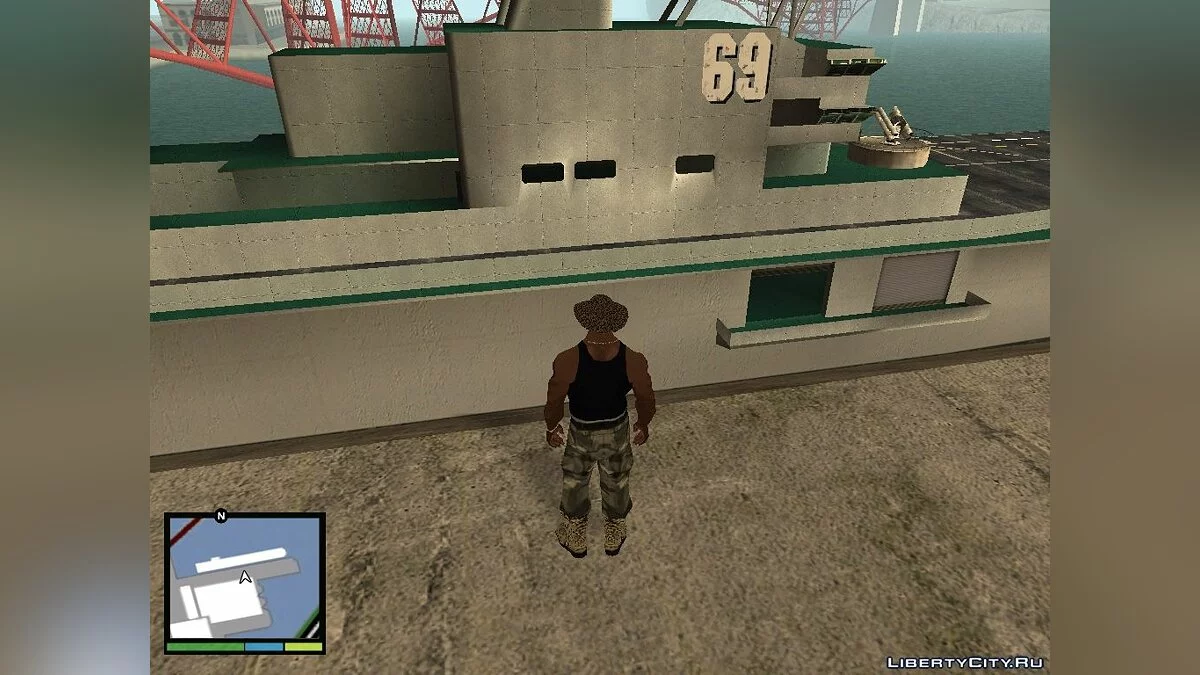 Обновленые текстуры авианосца / GTA San Andreas