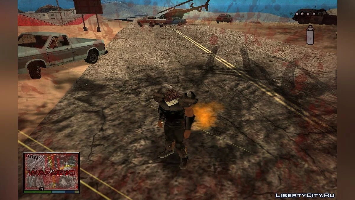 Разбитый радар для GTA V HUD / GTA San Andreas