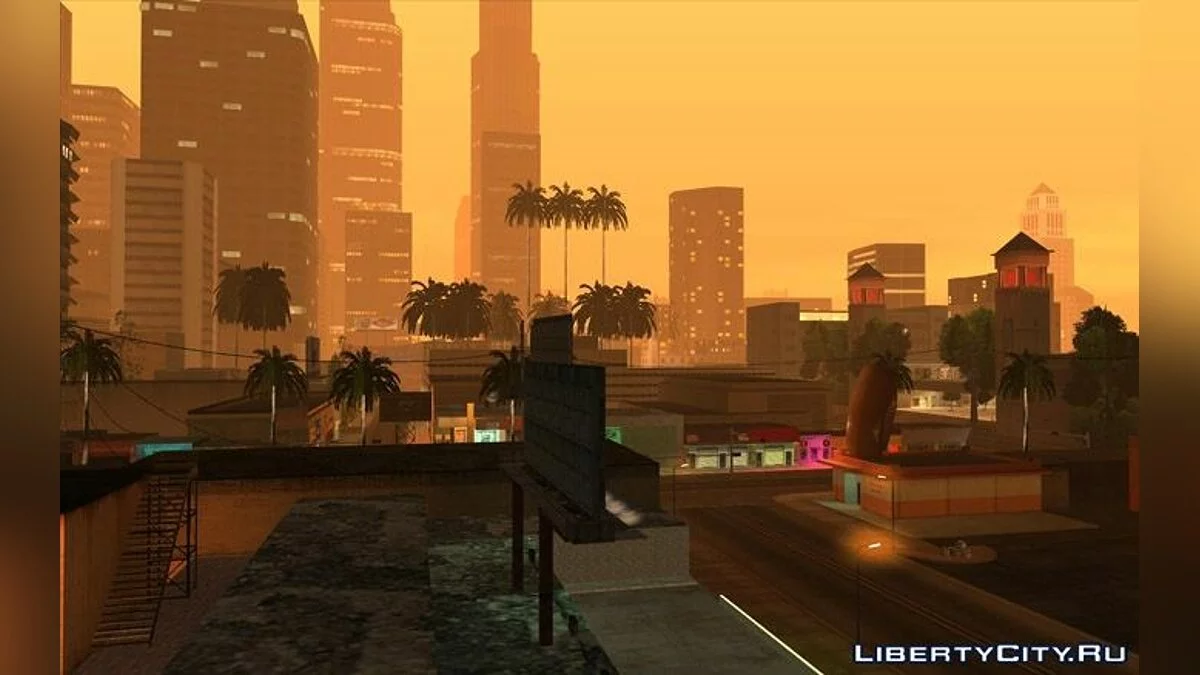 Улучшенные effectsPC, particle + растительность / GTA San Andreas