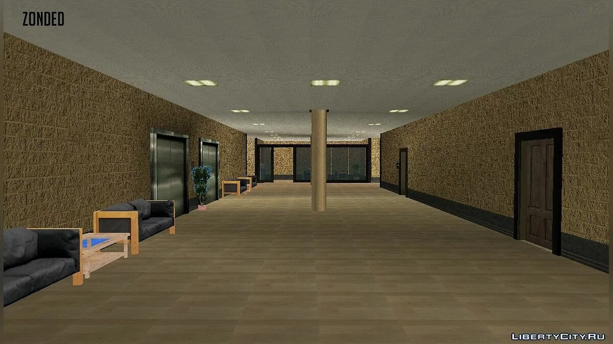 Новые текстуры мэрии (интерьер) / GTA San Andreas
