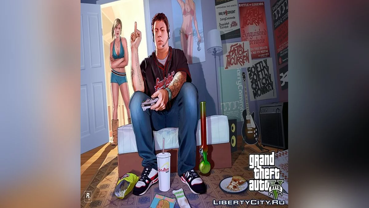 Загрузочные экраны GTA V(512х512) / GTA San Andreas