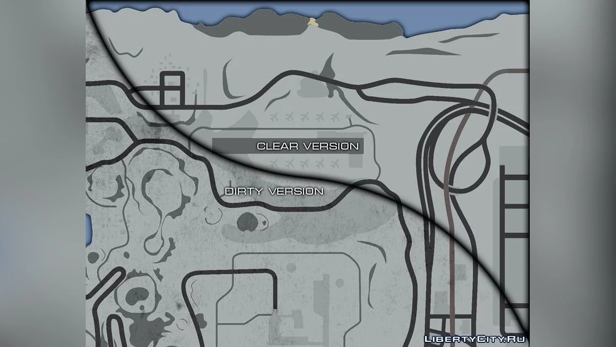 Карта в стиле GTA 5 / GTA San Andreas