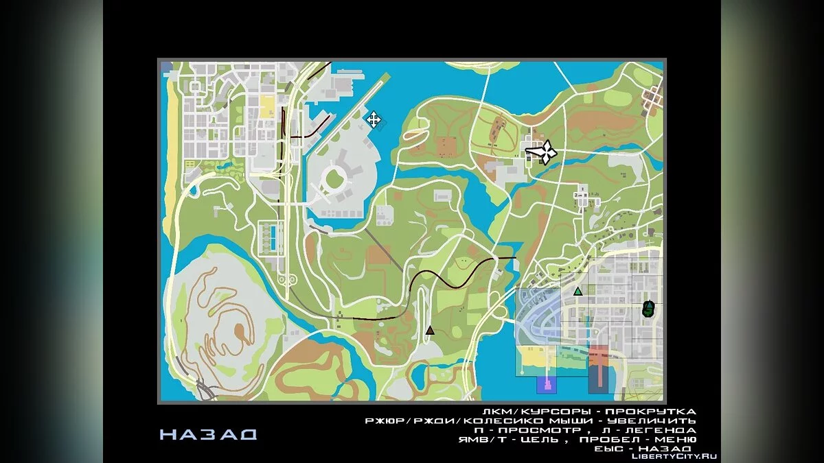 GTA 5 Atlas map in GTA SA / GTA San Andreas