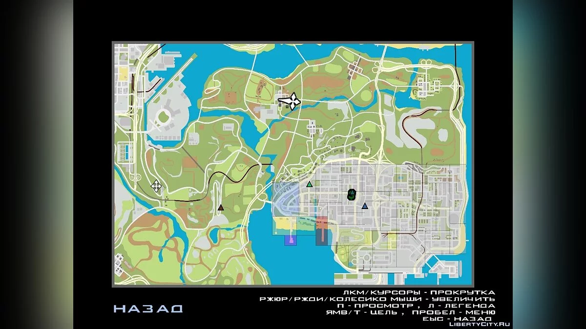 GTA 5 Atlas map in GTA SA / GTA San Andreas