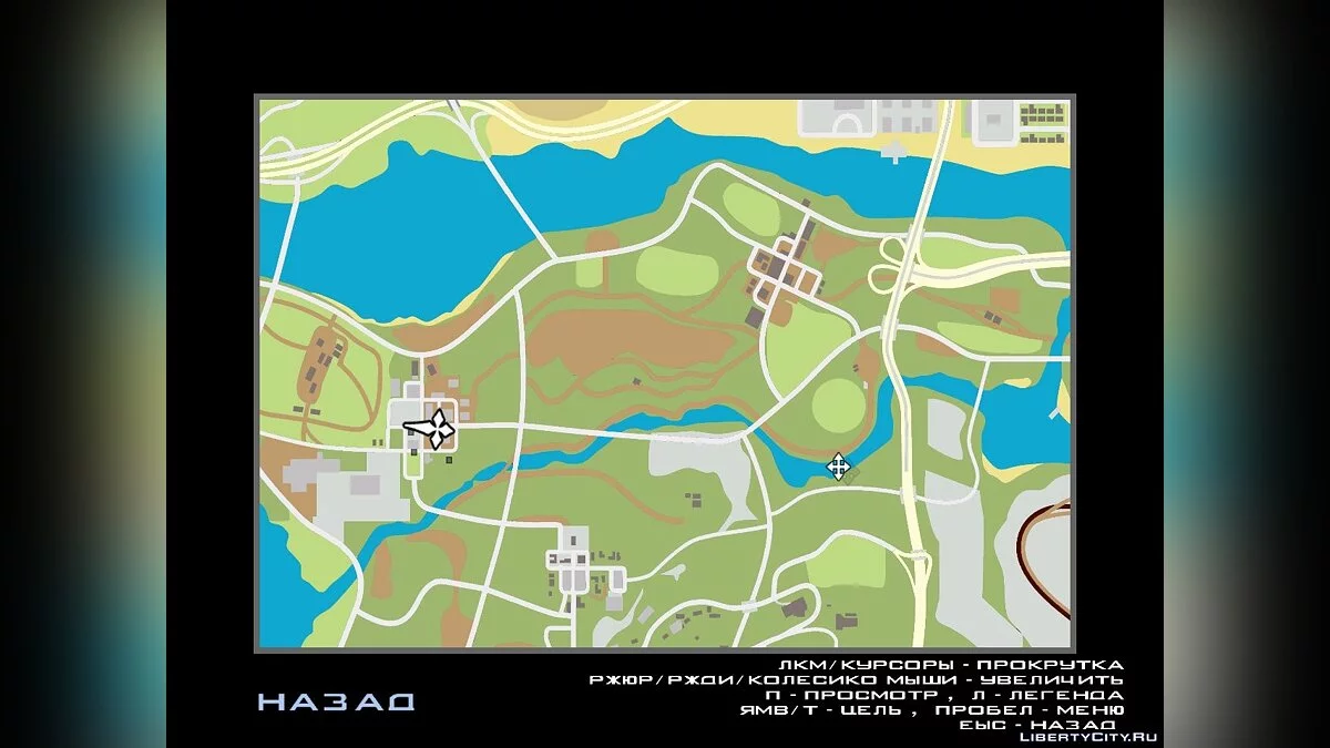 GTA 5 Atlas map in GTA SA / GTA San Andreas