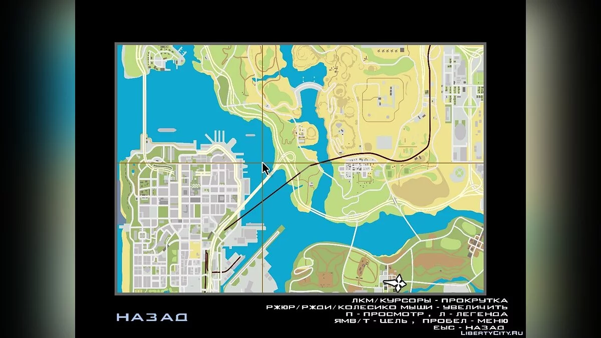 GTA 5 Atlas map in GTA SA / GTA San Andreas