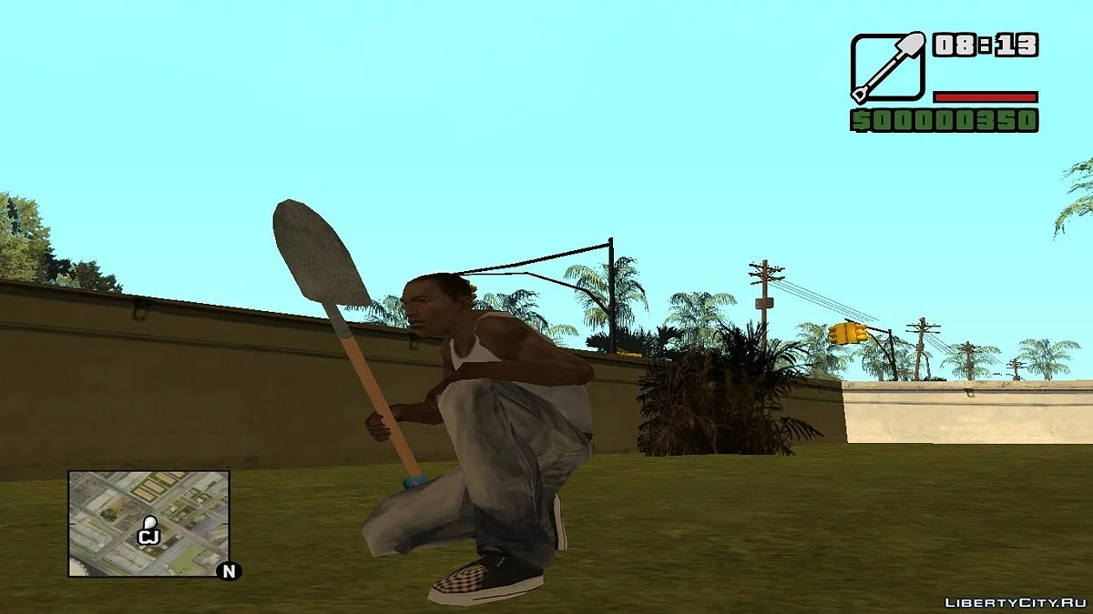 Новая HQ лопата / GTA San Andreas