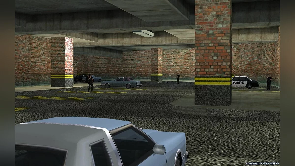 Новый гараж LSPD / GTA San Andreas