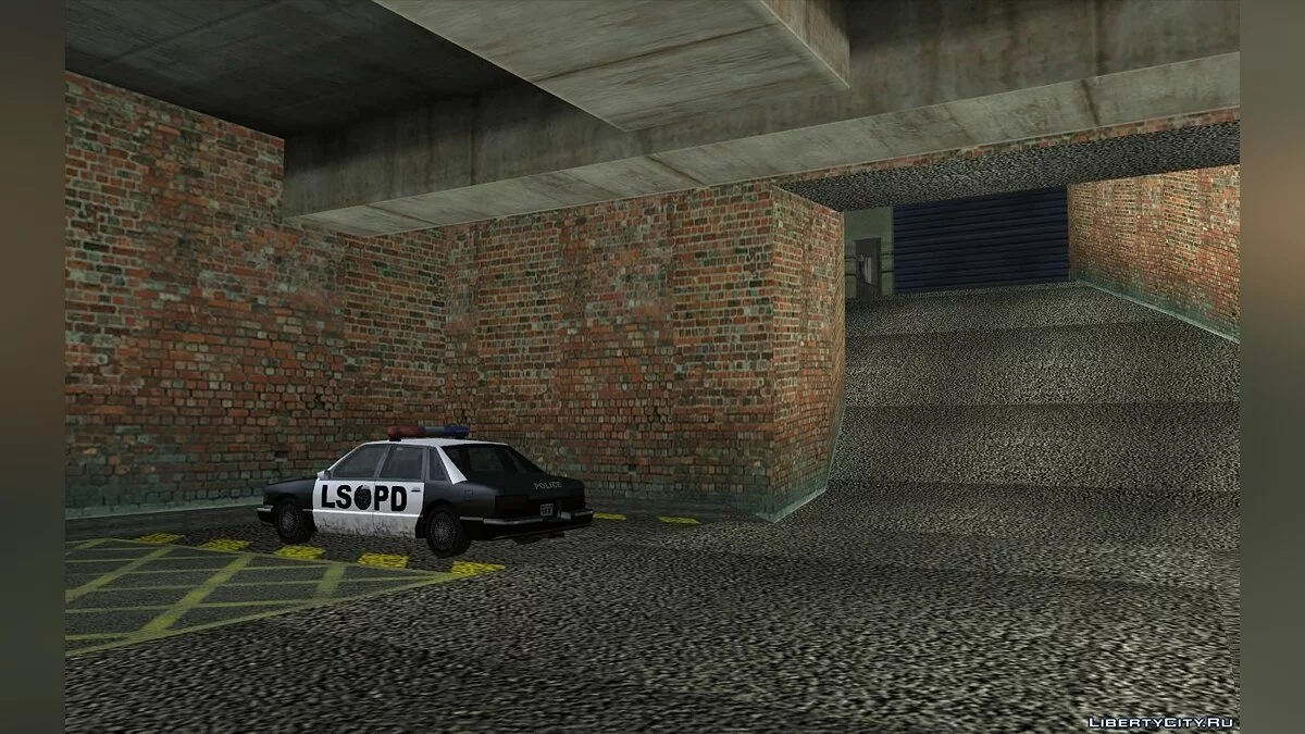 Новый гараж LSPD / GTA San Andreas