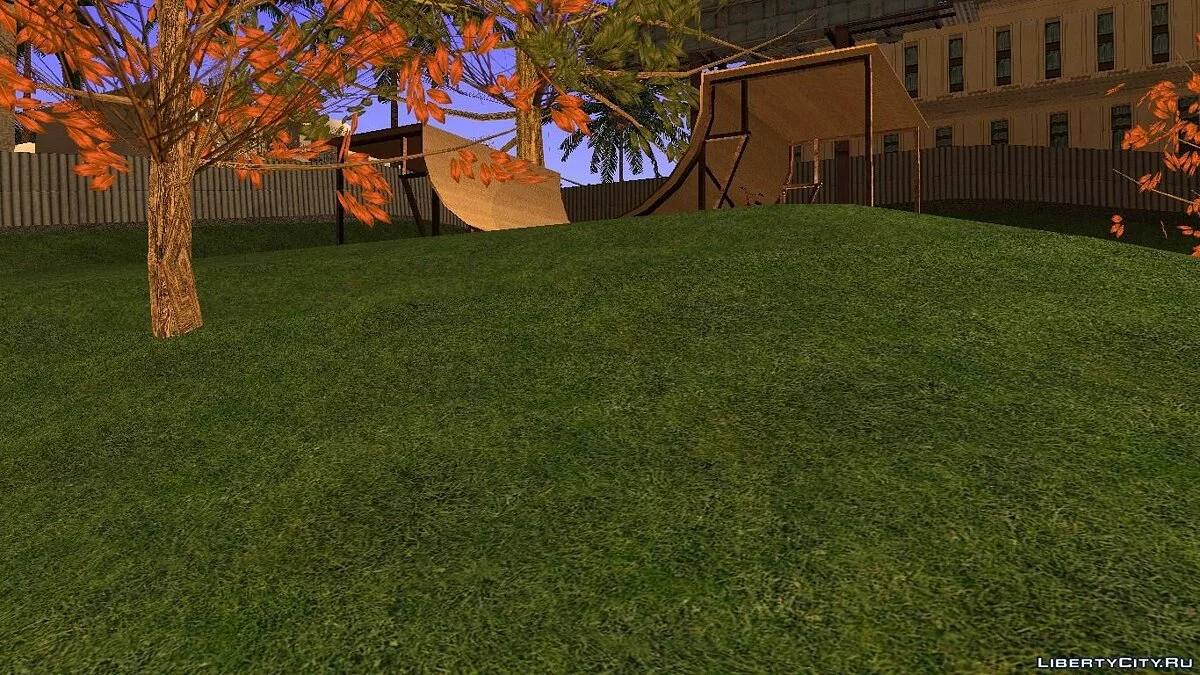 HD Текстуры скейт-парка и госпиталя V2 / GTA San Andreas