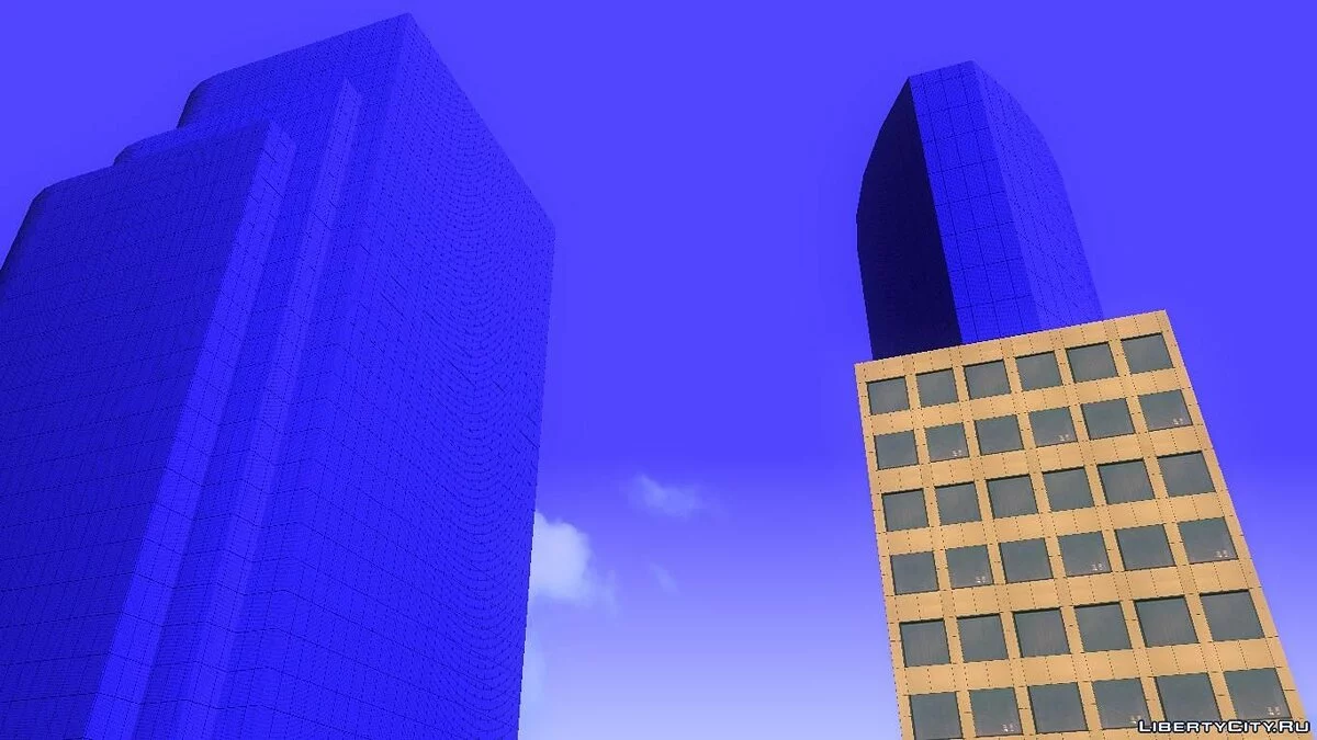Новые HD текстуры четырех небоcкребов в Лос Сантосе / GTA San Andreas