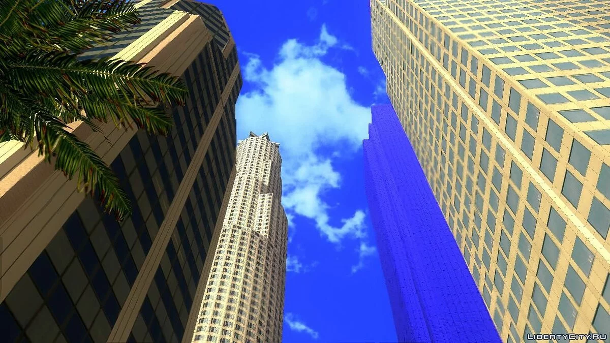 Новые HD текстуры четырех небоcкребов в Лос Сантосе / GTA San Andreas