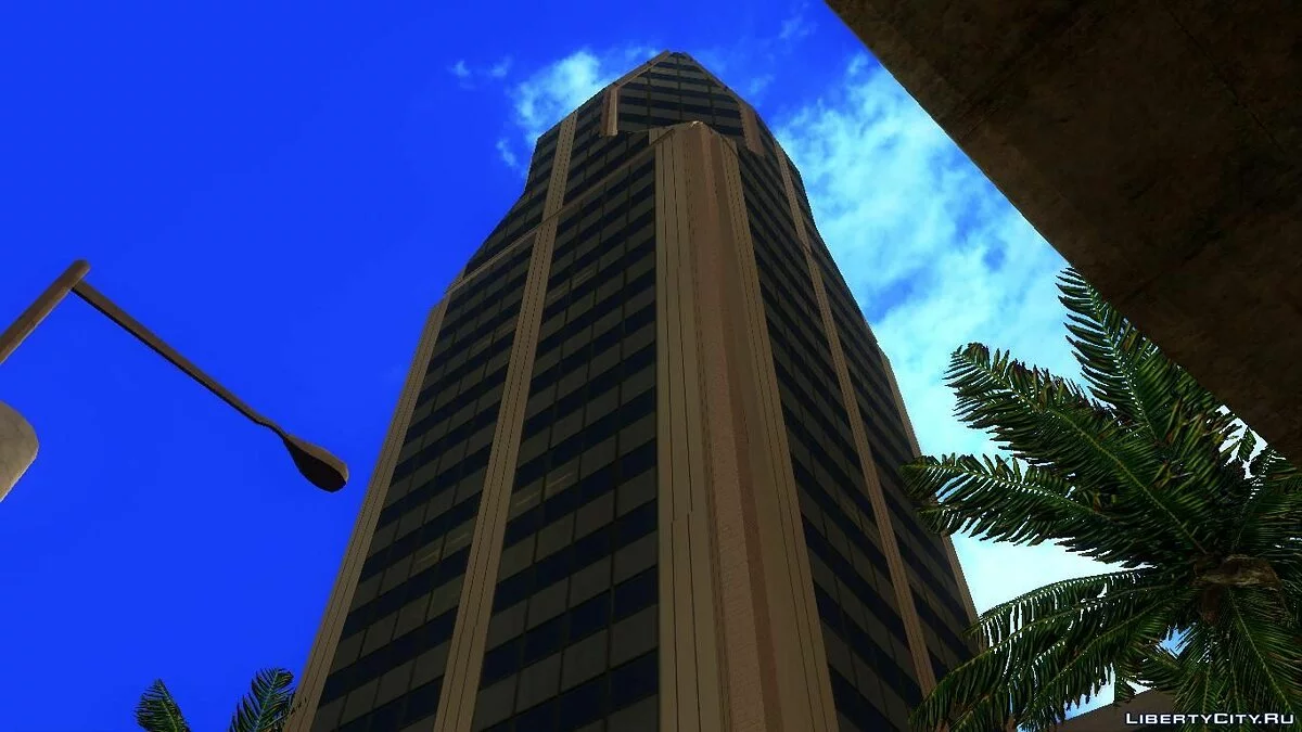 Новые HD текстуры четырех небоcкребов в Лос Сантосе / GTA San Andreas