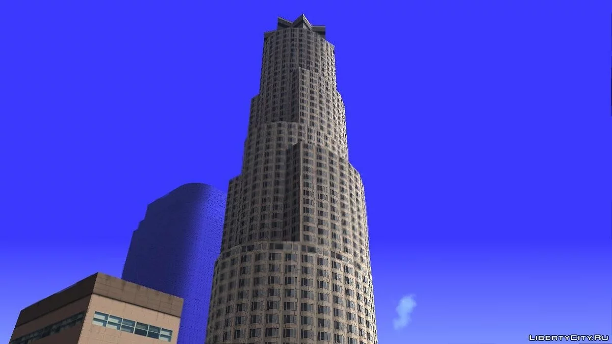 Новые HD текстуры четырех небоcкребов в Лос Сантосе / GTA San Andreas