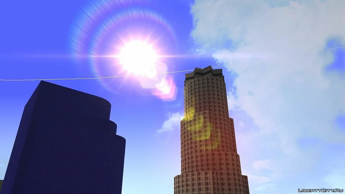 Новые HD текстуры четырех небоcкребов в Лос Сантосе / GTA San Andreas