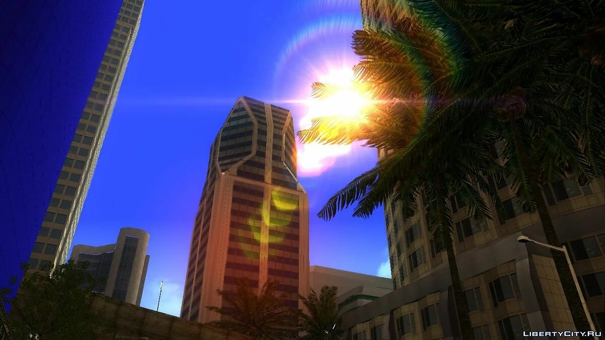 Новые HD текстуры четырех небоcкребов в Лос Сантосе / GTA San Andreas