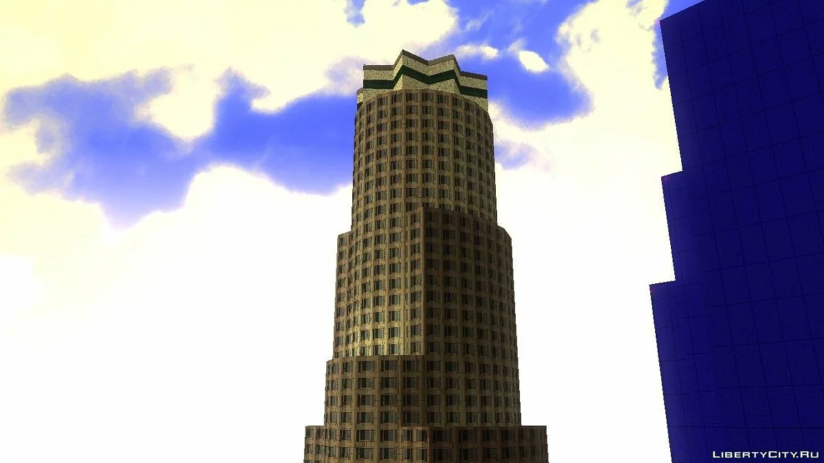 Новые HD текстуры четырех небоcкребов в Лос Сантосе / GTA San Andreas