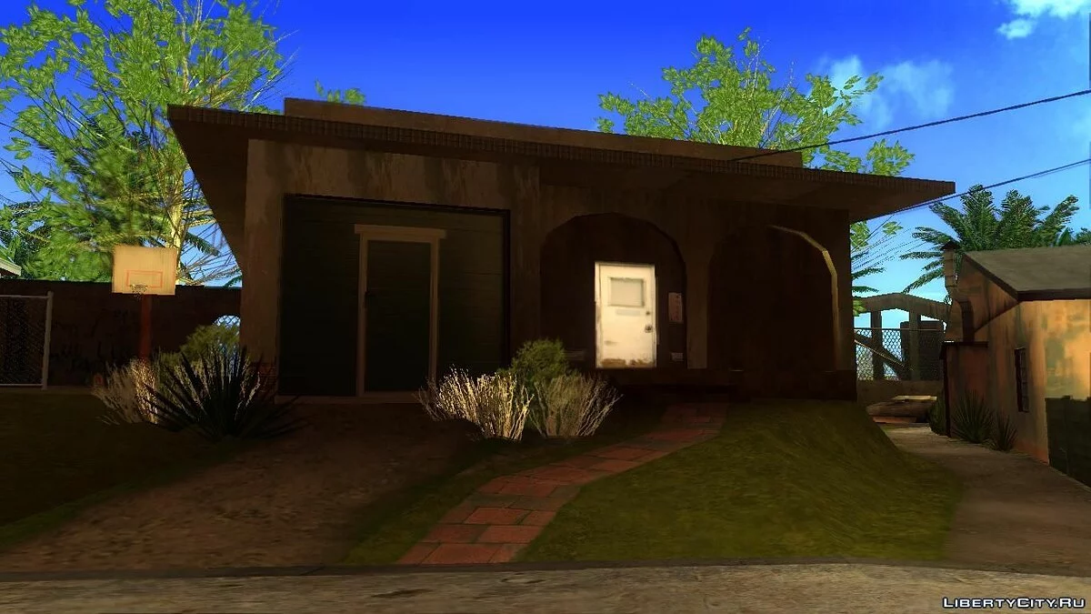 Новые HD текстуры домов на Гроув-стрит / GTA San Andreas