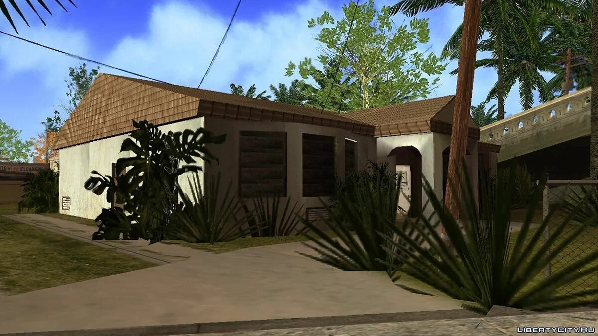 Новые HD текстуры домов на Гроув-стрит / GTA San Andreas