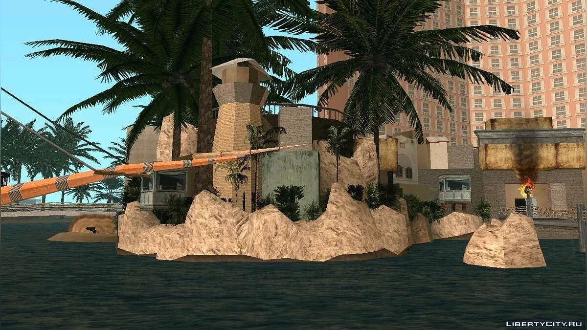 Новые текстуры пиратского корабля в Лас Вентурасе / GTA San Andreas