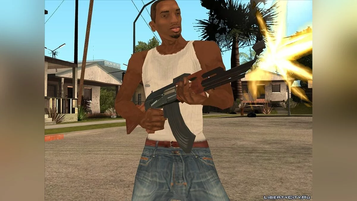 Новый AK-47 / GTA San Andreas