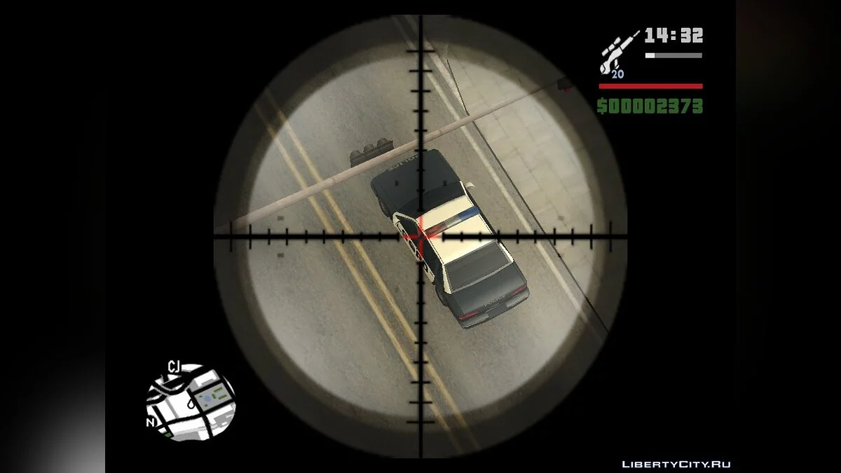 Снайперский прицел / GTA San Andreas