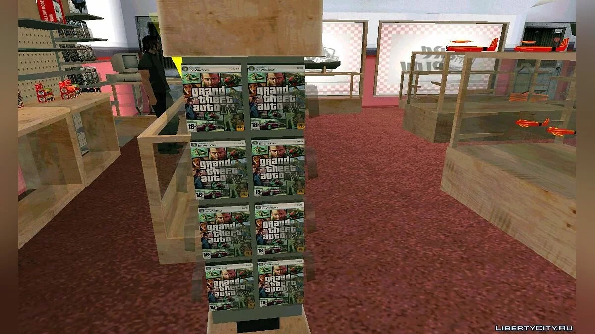 Диски с GTA в магазине Зеро / GTA San Andreas