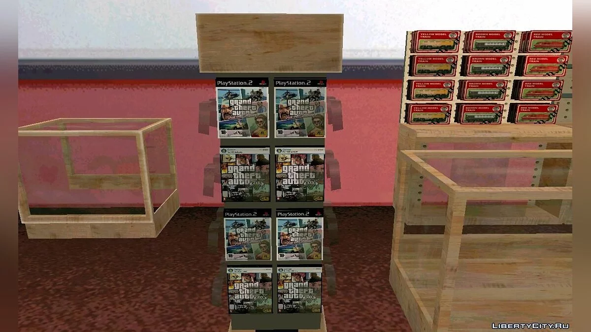 Диски с GTA в магазине Зеро / GTA San Andreas