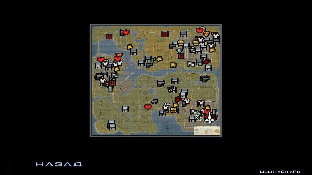 Mafia II Style Map / GTA San Andreas