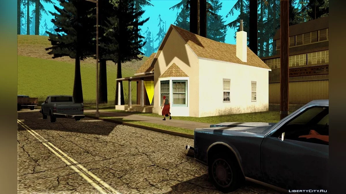 Новый дом CJ в Angel Pine / GTA San Andreas