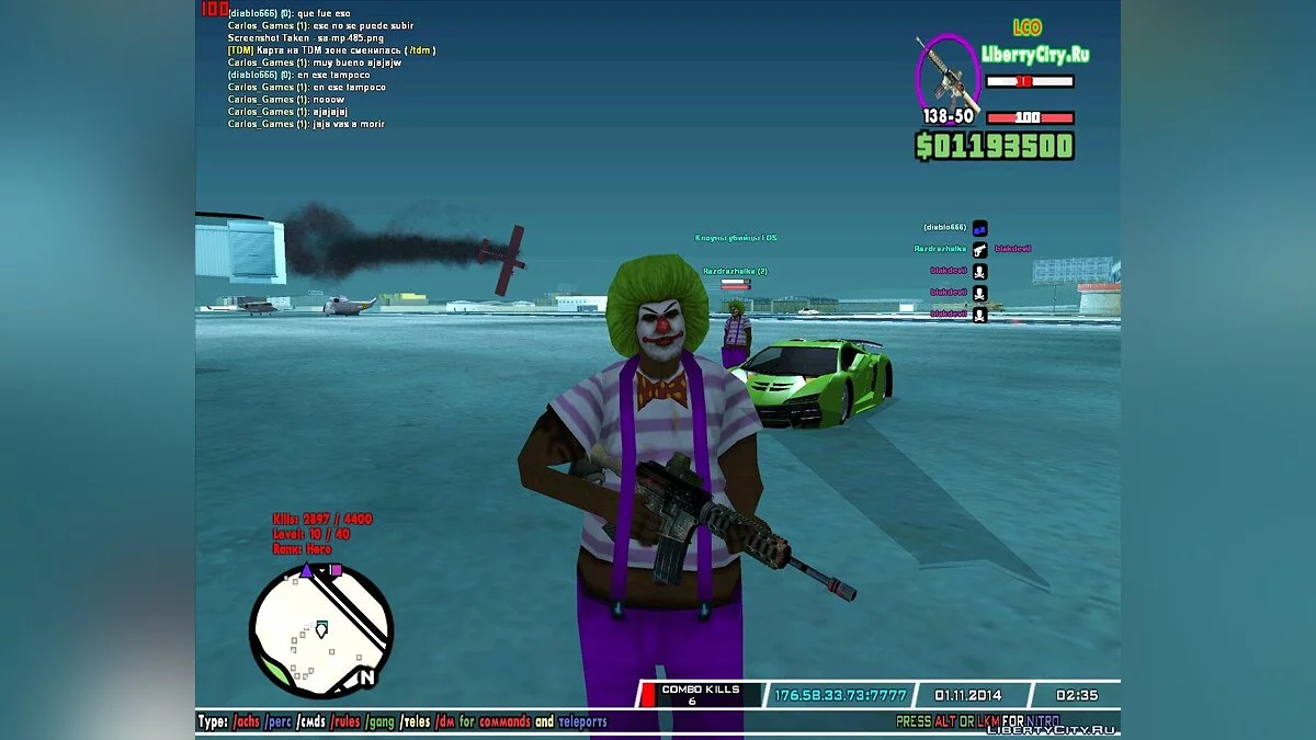 Адский клоун [Хэллоуин] / GTA San Andreas