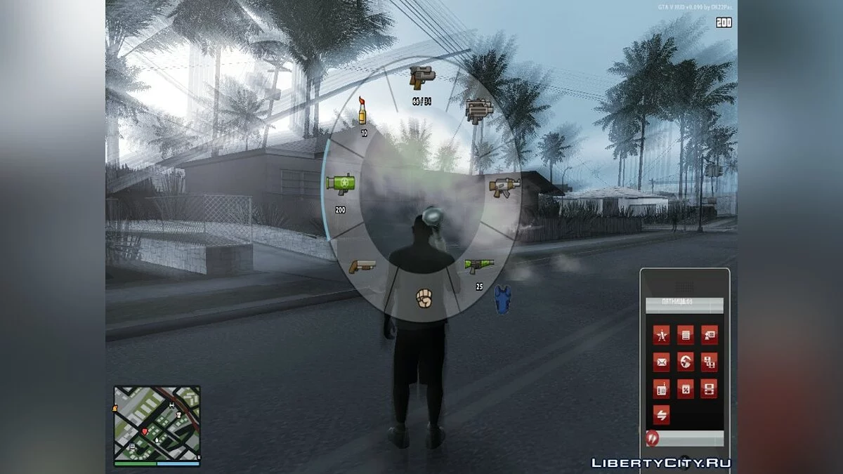 V.2 GTA Chinatown Wars Weapon Icons For GTA V Hud By DK22PAC / GTA San Andreas