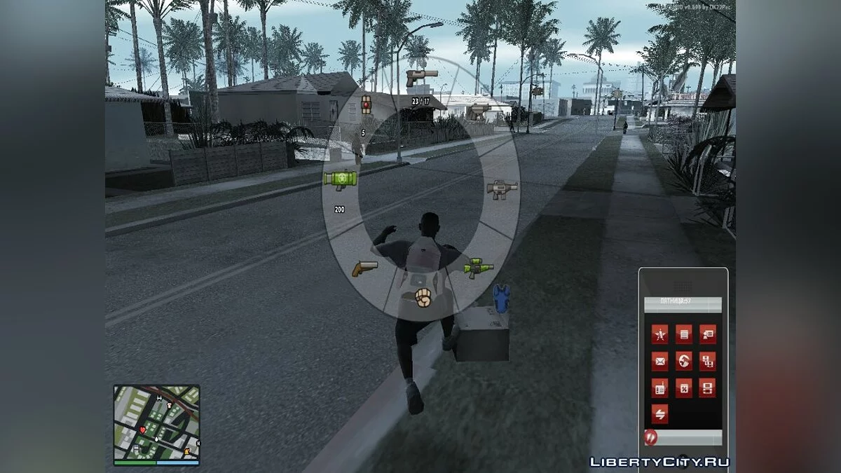 V.2 GTA Chinatown Wars Weapon Icons For GTA V Hud By DK22PAC / GTA San Andreas