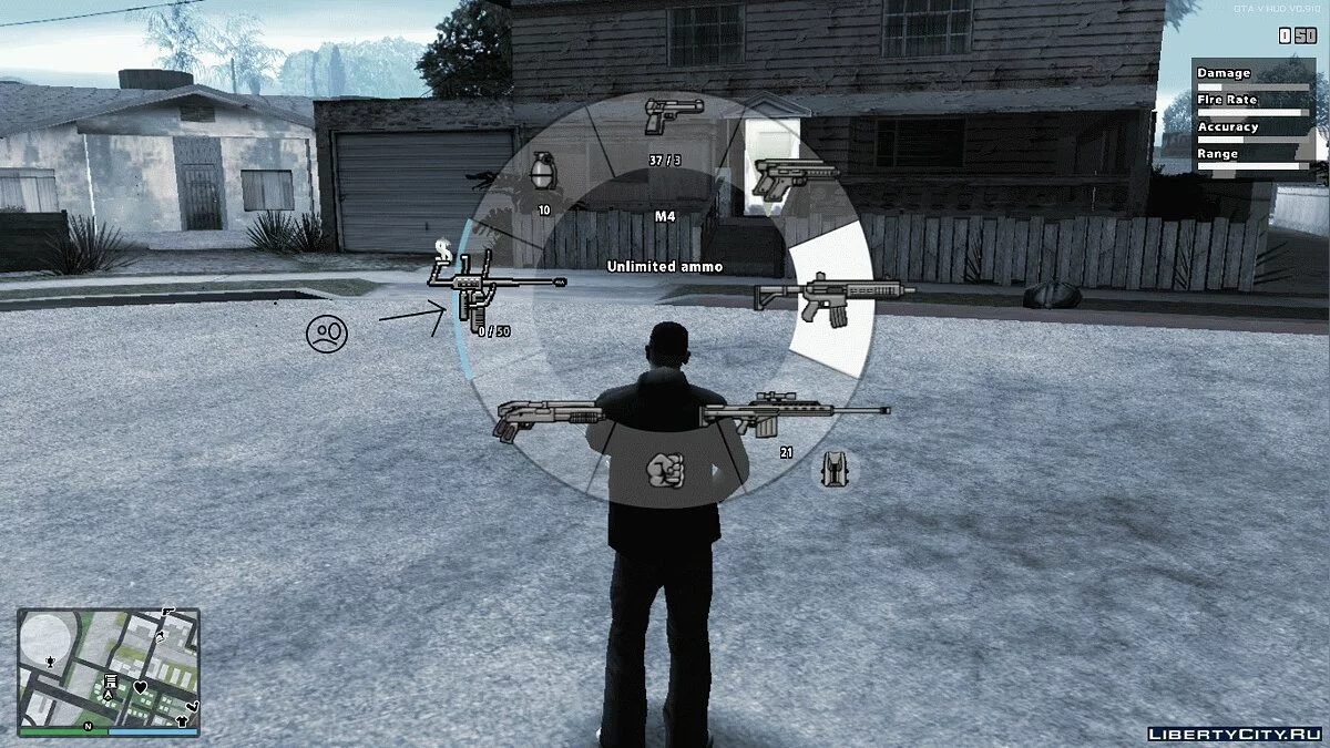 GTA V Next Gen Weapons Icons For GTA V HUD / GTA San Andreas