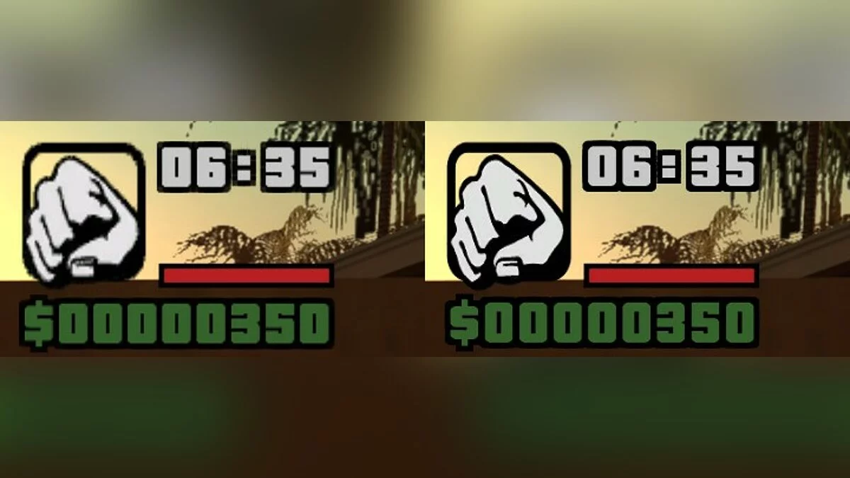 Remastered GUI by Ash_735 / GTA San Andreas