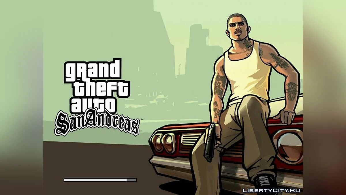 Загрузочные экраны и картинки в меню из мобильной версии / GTA San Andreas