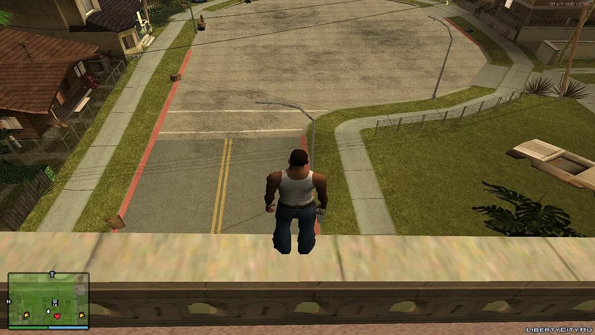 Winter and HD Grove Street	  / GTA San Andreas