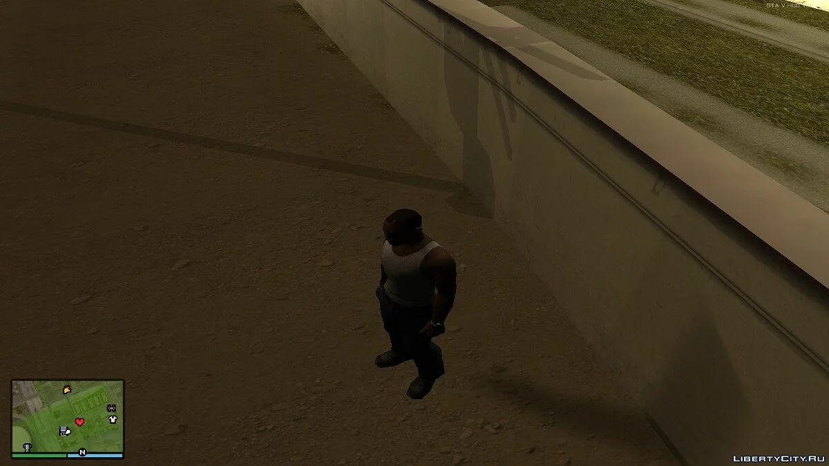Winter and HD Grove Street	  / GTA San Andreas