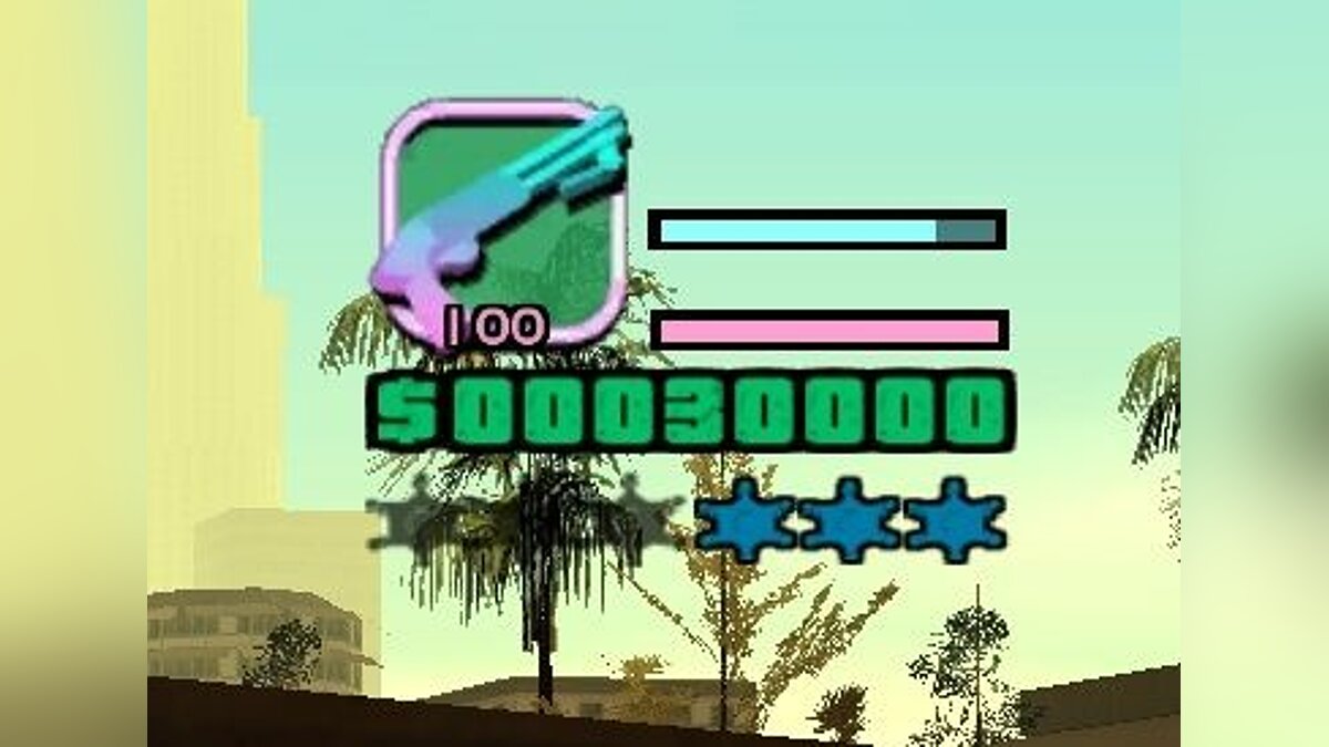 Скачать GTA SA: Vice City style HUD для GTA San Andreas