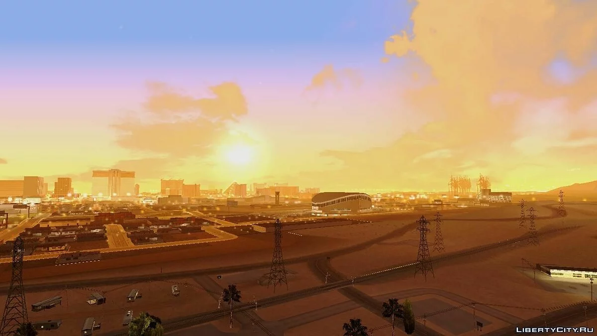 Skybox Real Stars and Clouds  / GTA San Andreas