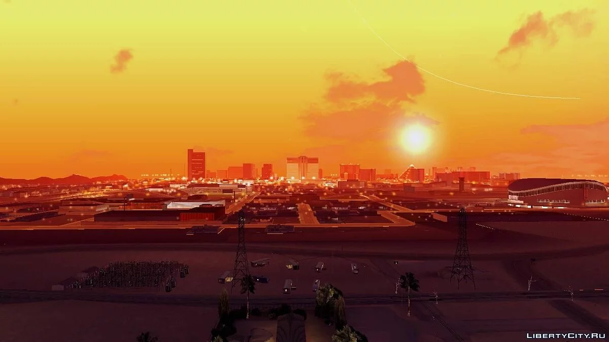 Skybox Real Stars and Clouds  / GTA San Andreas